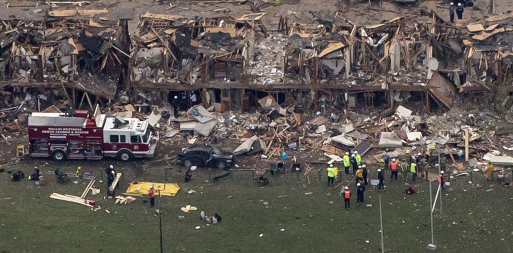 Explosions involving Ammonium Nitrate